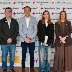 El presidente de la Diputación de Valladolid, Conrado Íscar, participa en el 50 aniversario de Cruz Roja Juventud en la provincia, junto a Juan José Zancada, Paula Gibello, y la concejala Carolina del Bosque