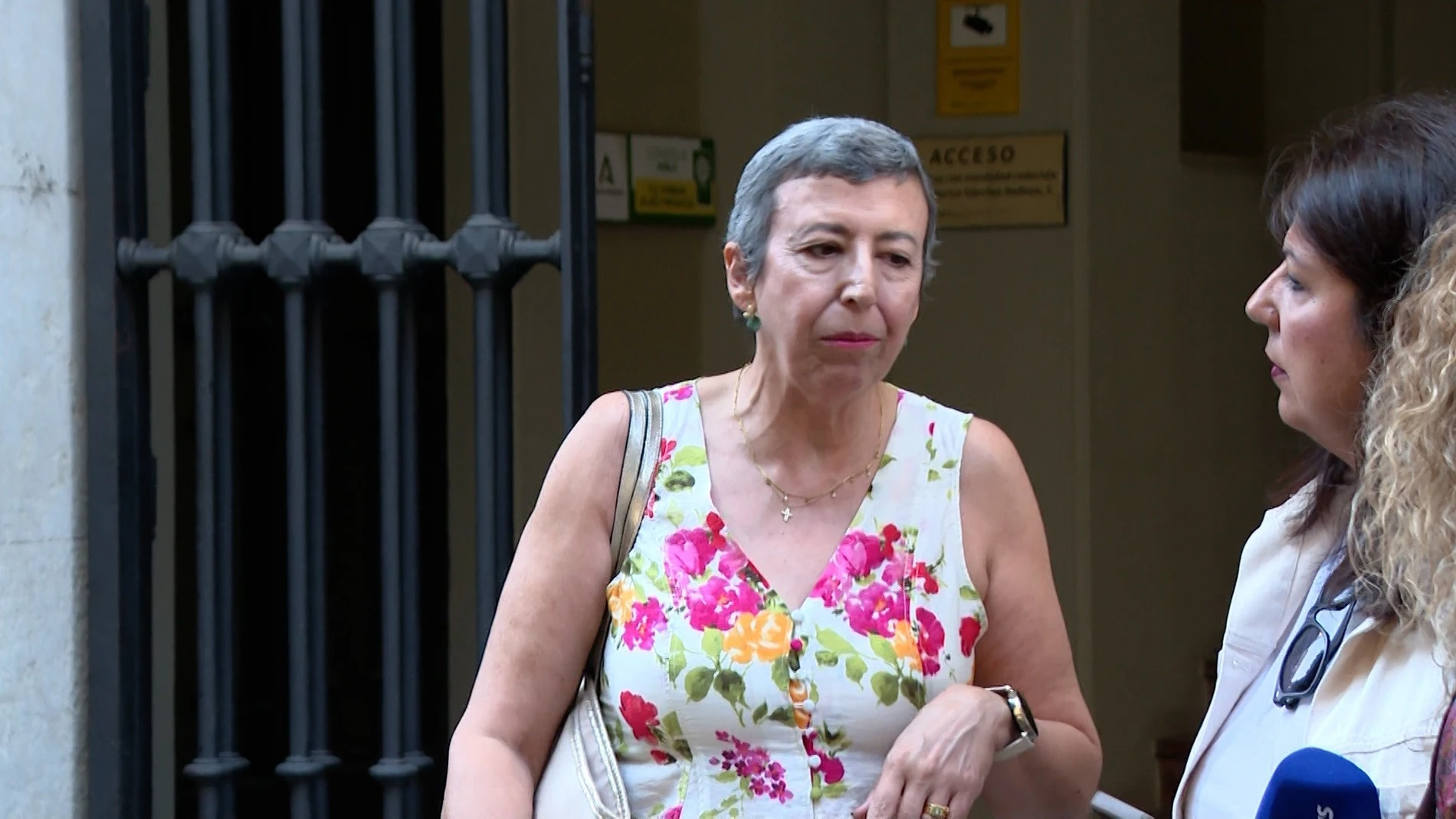 Una de las enfermas de cáncer de mama que participó en la reunión del pasado jueves con la consejera de Salud, Rocío Hernández.EUROPA PRESS04/10/2025
