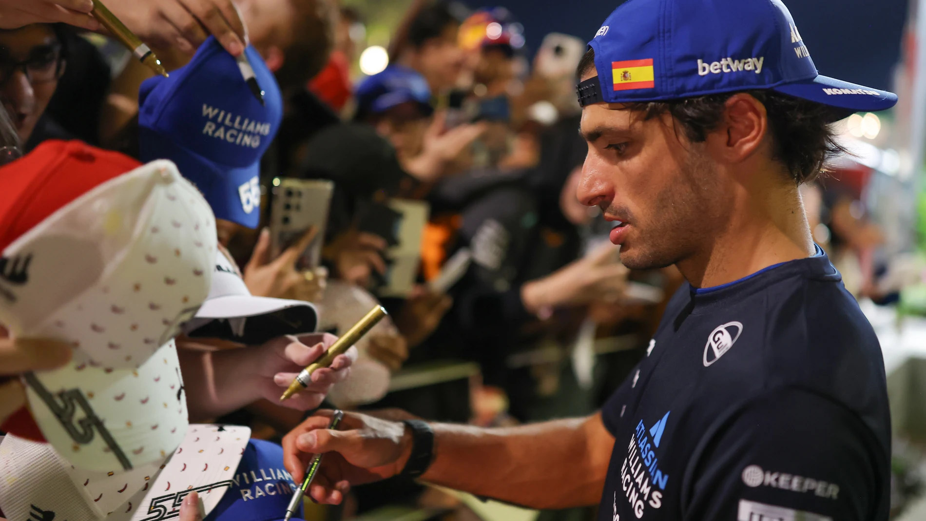 Carlos Sainz, en Singapur