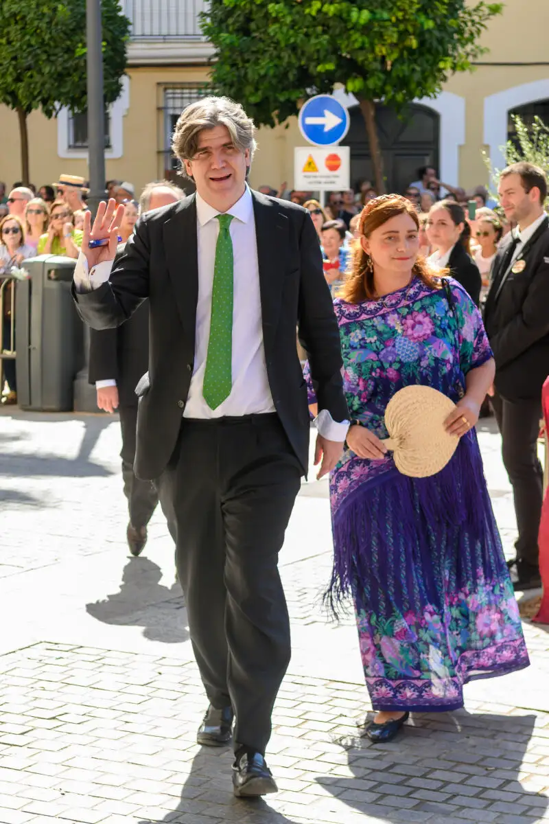 Cayetano Martínez de Irujo contrae matrimonio con Bárbara Mirján en Sevilla