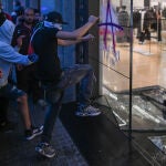 Manifestaci&oacute;n en Barcelona para apoyar a Palestina bajo el lema &lsquo;Fi al comer&ccedil; d'armes i a les relacions amb Israel&rsquo; 