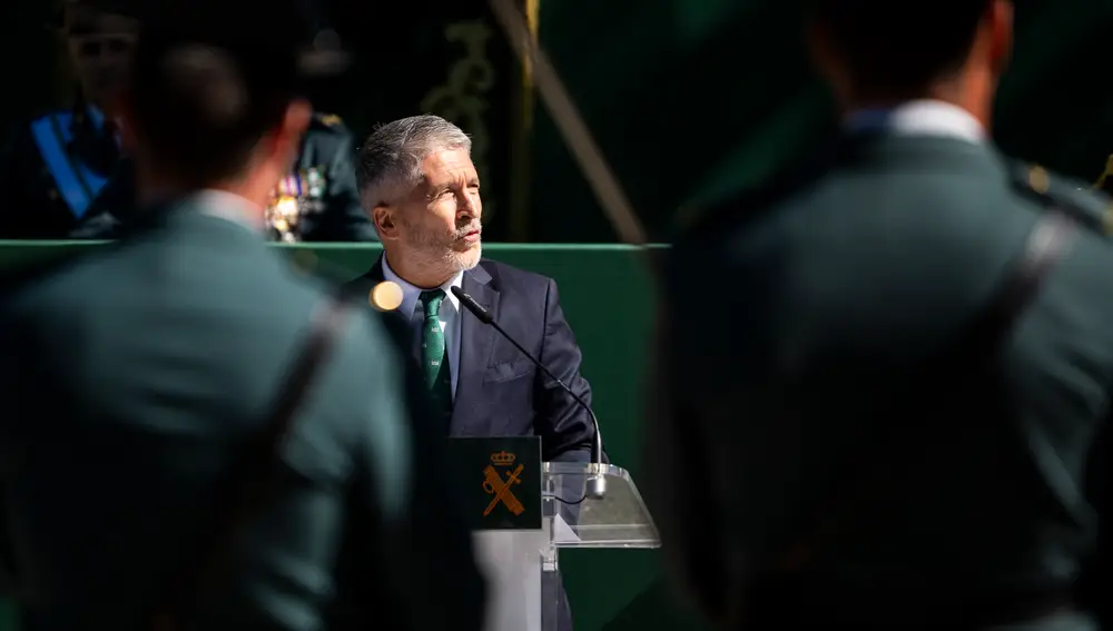 Marlaska preside el acto central de celebración de la festividad de la Virgen del Pilar, Patrona de la Guardia Civil, en Cuenca