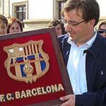 Fernández Vara nunca ocultó su barcelonismo