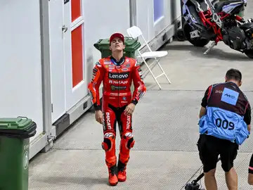 Marc Márquez, en el Gran Premio de Indonesia Marc Márquez, en el Gran Premio de Indonesia