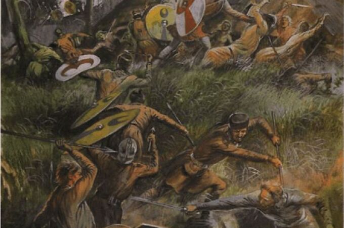 La batalla del Rin que protagonizó Vadomario