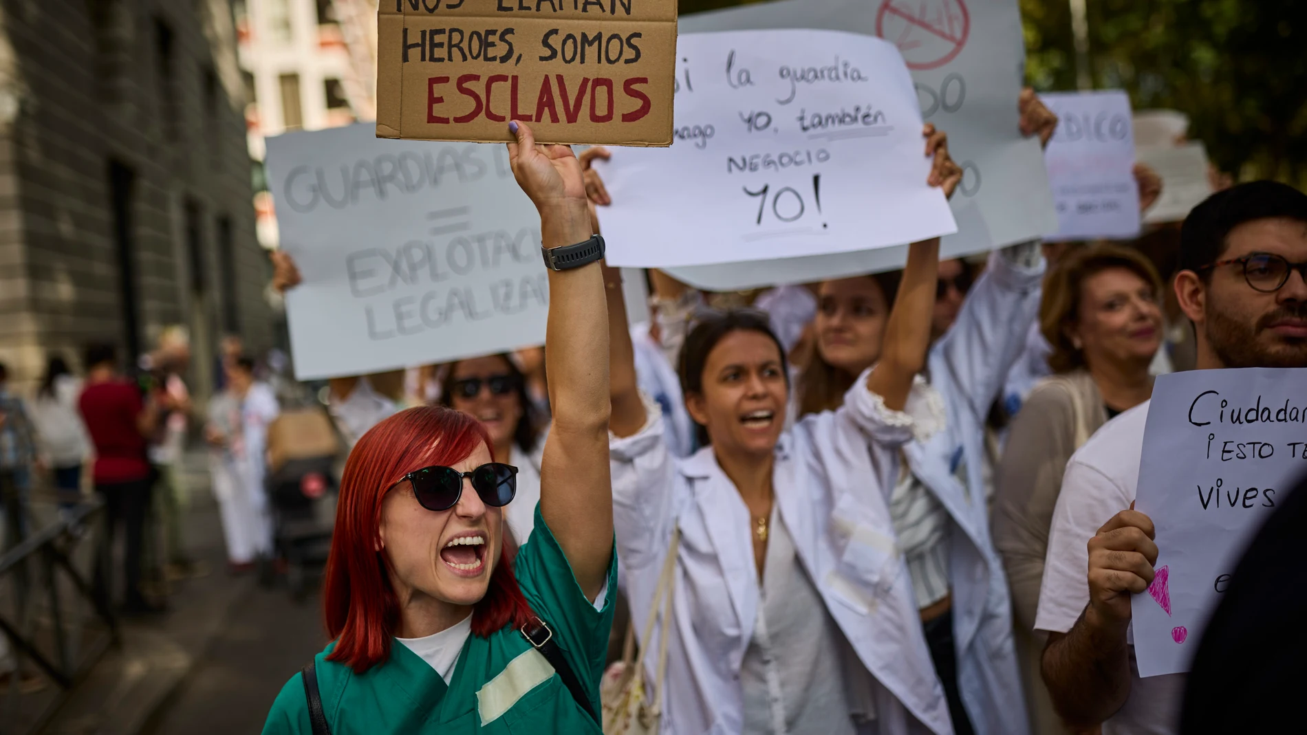 Manifestación de los médicos del Sistema Nacional de Salud