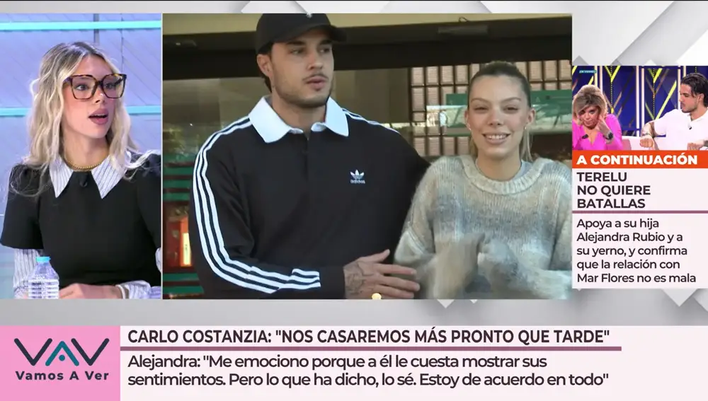 Alejandra Rubio en "Vamos a ver"