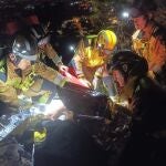 Rescatan a un joven de 16 años lesionado tras caer cuando practicaba escalada en Los Garres (Murcia)