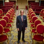 Entrevista Luís María Cazorla, en la Real Academia de Jurisprudencia. © Alberto R. Roldán / Diario La Razón.