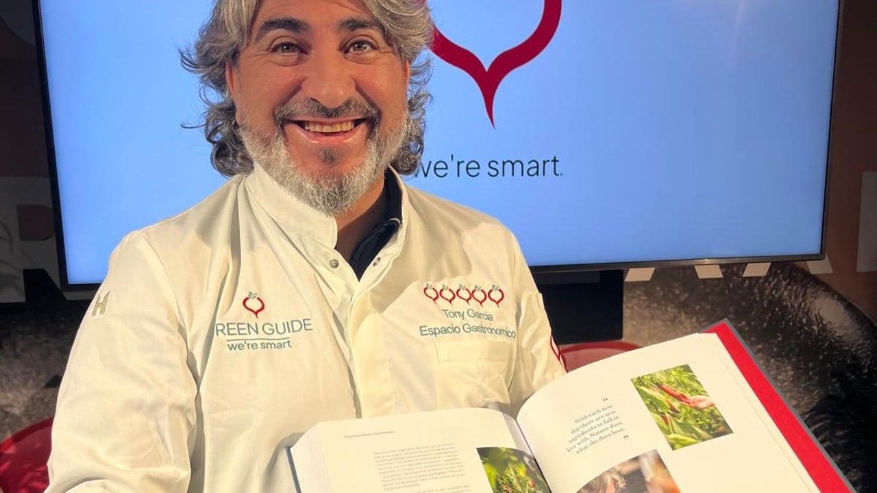 Tony García, protagonista del libro de los mejores chefs de vegetales del mundo