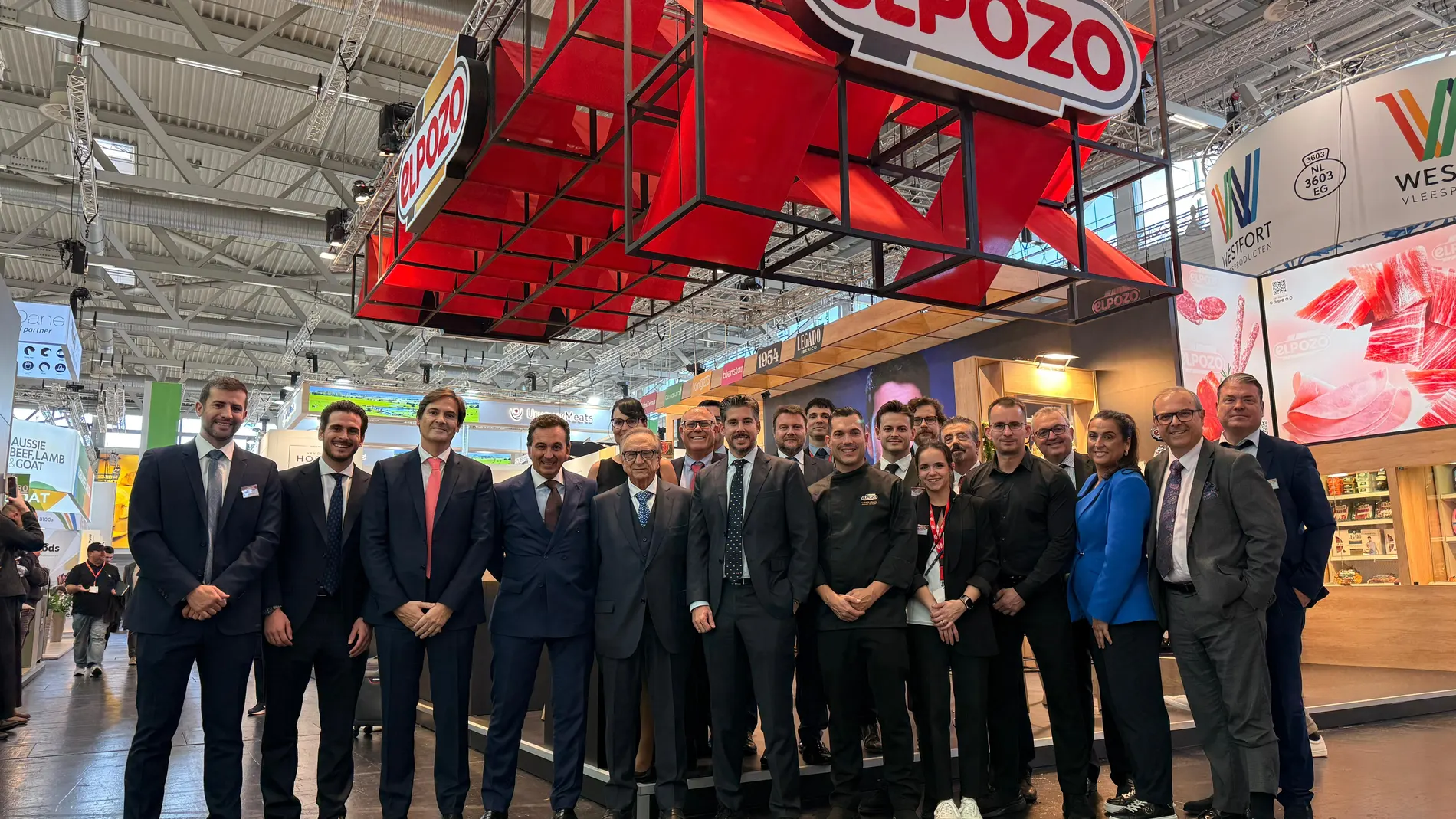 Integrantes del equipo de ElPozo Alimentación en Anuga 2025