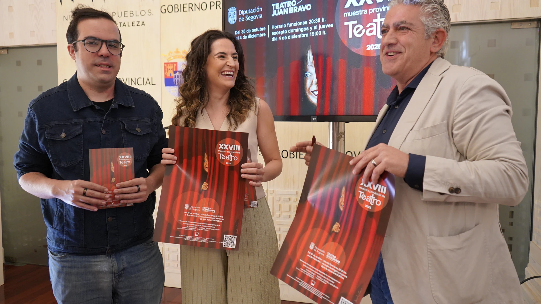 José María Bravo presenta la Muestra Provincial de Teatro de Segovia