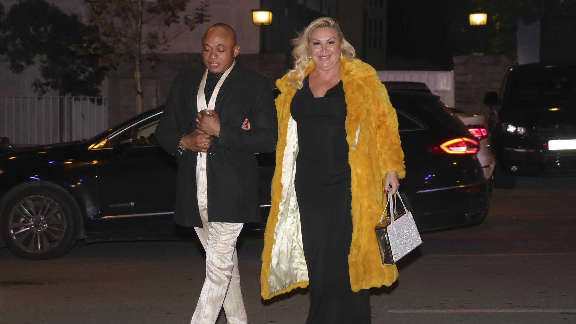 Raquel Mosquera junto a su marido, Isi