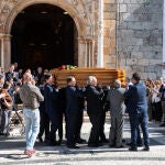 Funeral del expresidente de la Junta de Extremadura, Guillermo Fernández Vara