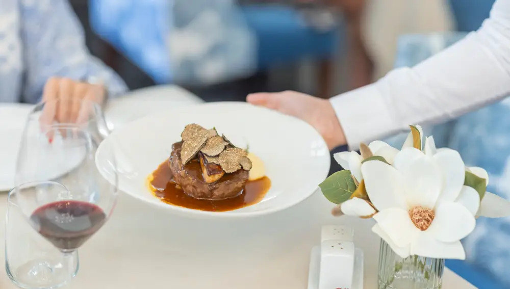 Detalle gastronómico del restaurante Doce Caños