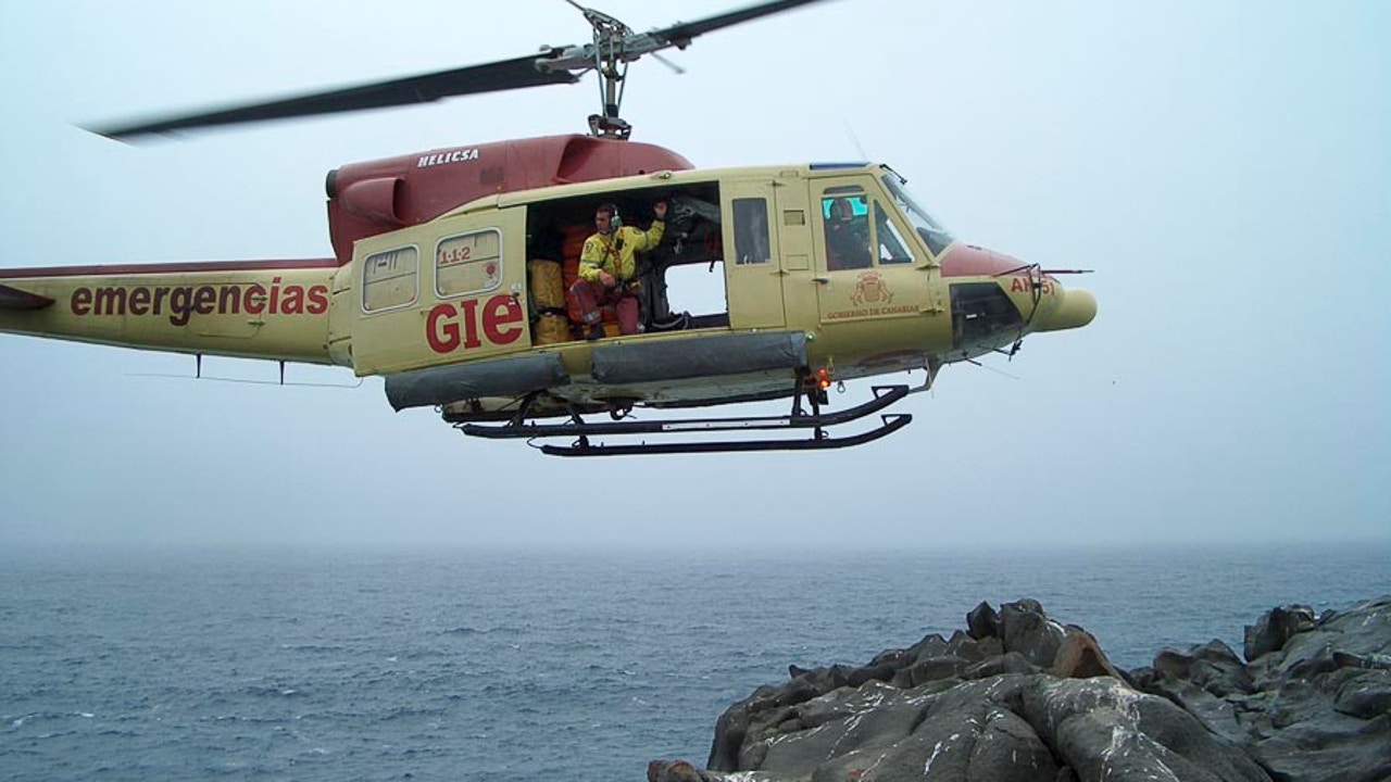 Una ola lo separó de su grupo y pasó la noche nadando a la deriva entre Tenerife y La Gomera