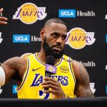 LeBron James, jugador de Los Angeles Lakers