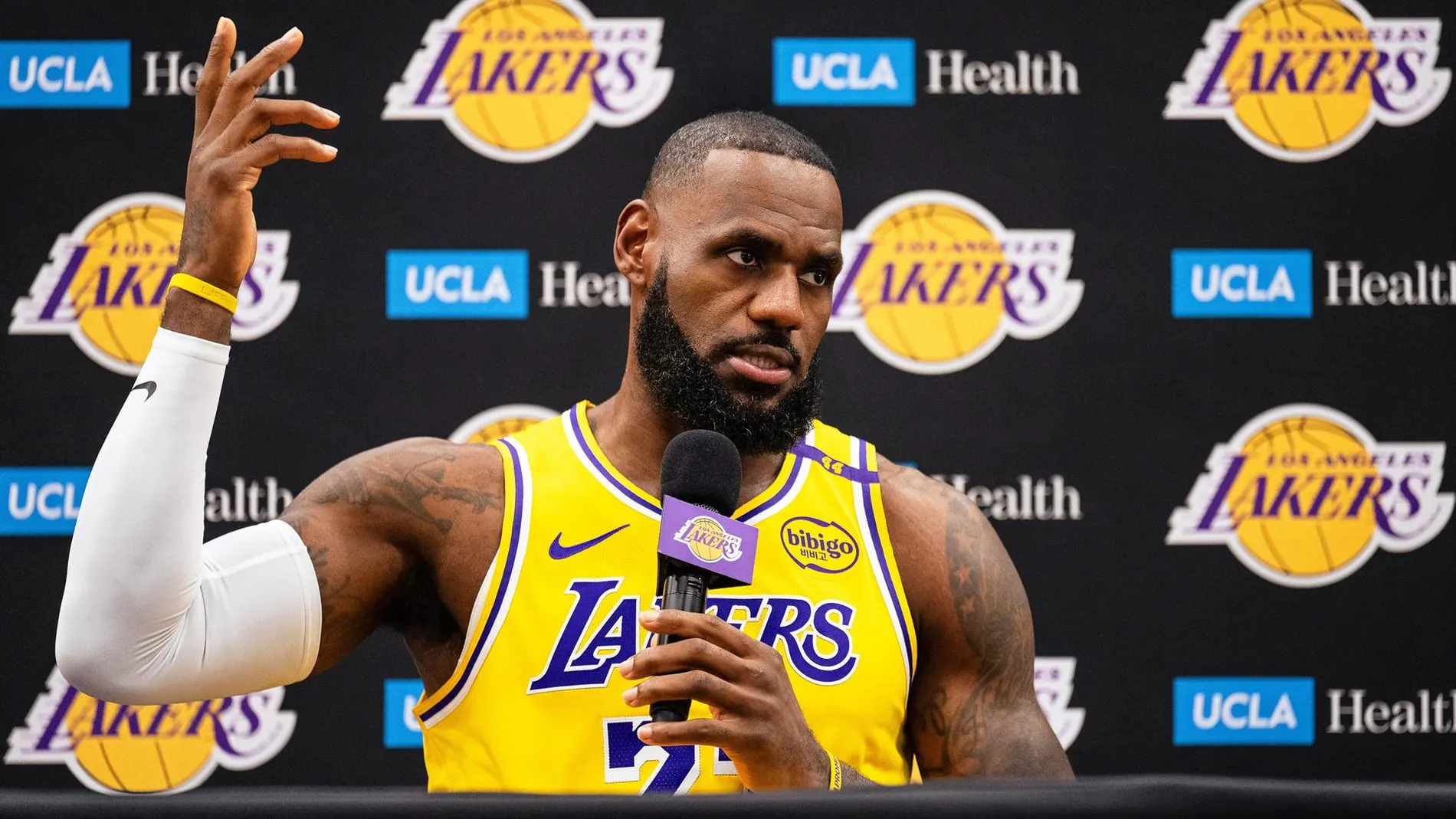 LeBron James, jugador de Los Angeles Lakers