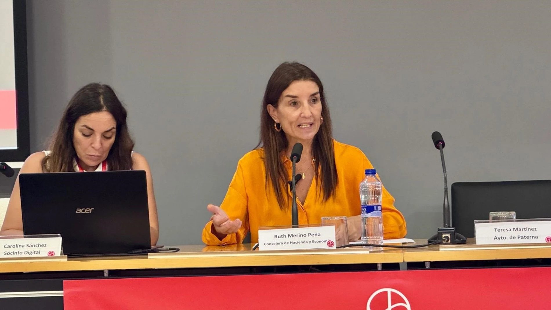 La consellera de Hacienda y Economía, Ruth Merino REMITIDA / HANDOUT por GVA Fotografía remitida a medios de comunicación exclusivamente para ilustrar la noticia a la que hace referencia la imagen, y citando la procedencia de la imagen en la firma 07/10/2025