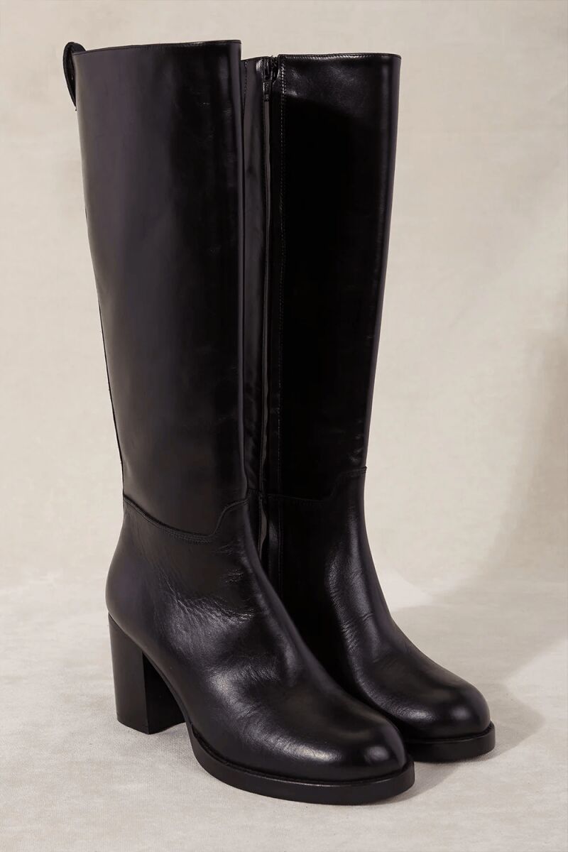 Triennale Boots negro 7 cm.