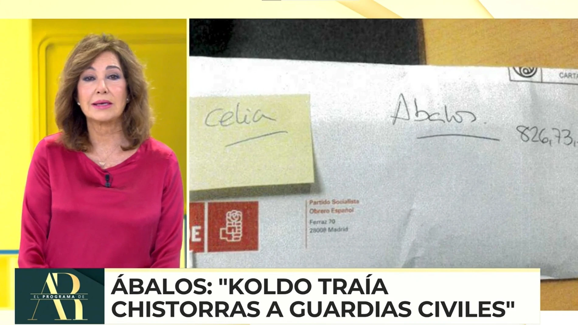 Ana Rosa Quintana durante su editorial en 'El Programa de Ana Rosa' del 7 de octubre de 2025