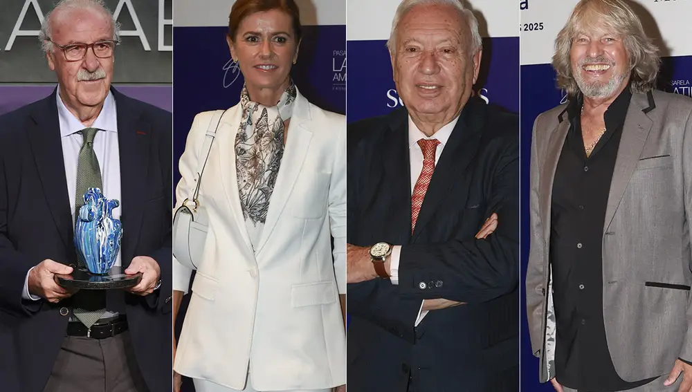 Vicente del Bosque, Nuria March, José Manuel García-Margallo y José Mercé