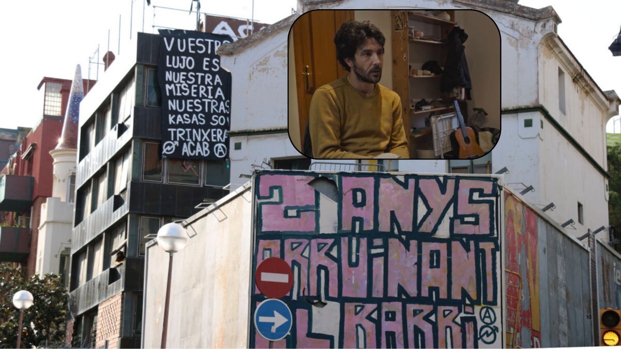 Francesco, okupa desde hace cuatro años: “Entrar en el mercado inmobiliario es una máquina de explotación más”
