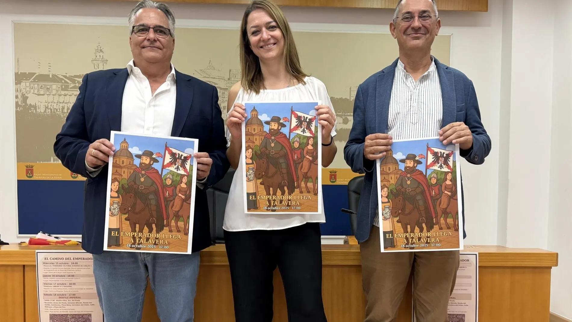 CASTILLA LA MANCHA.-Talavera acogerá la recreación del paso del emperador Carlos V por la ciudad durante el evento 'El Camino del Emperador'