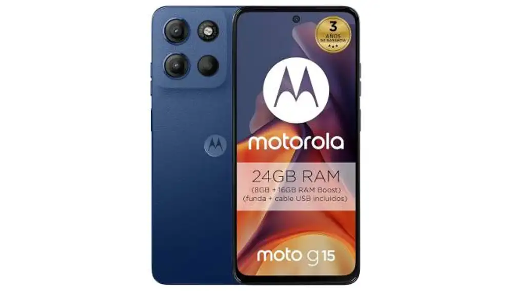 Motorola Moto g15.