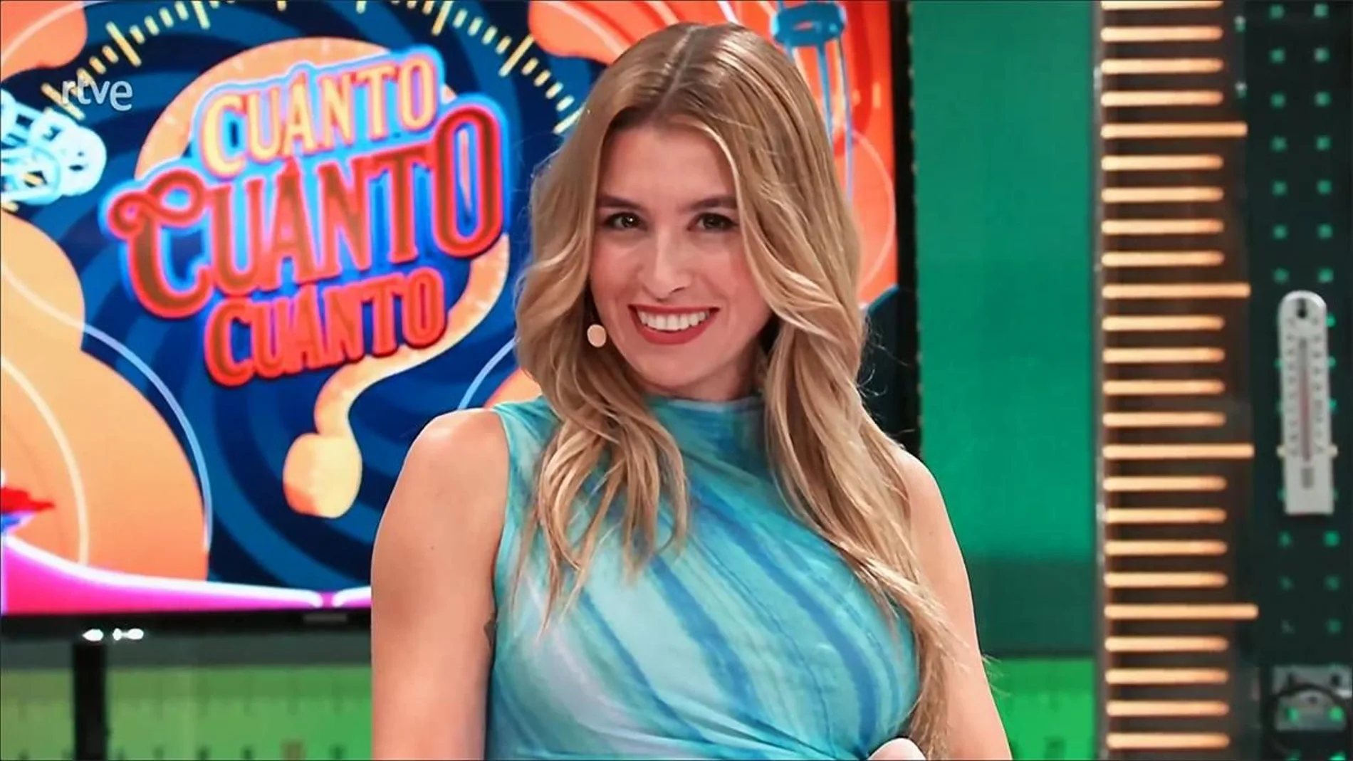 Eva Soriano llega a RTVE para presentar 'Cuánto, cuánto, cuánto'