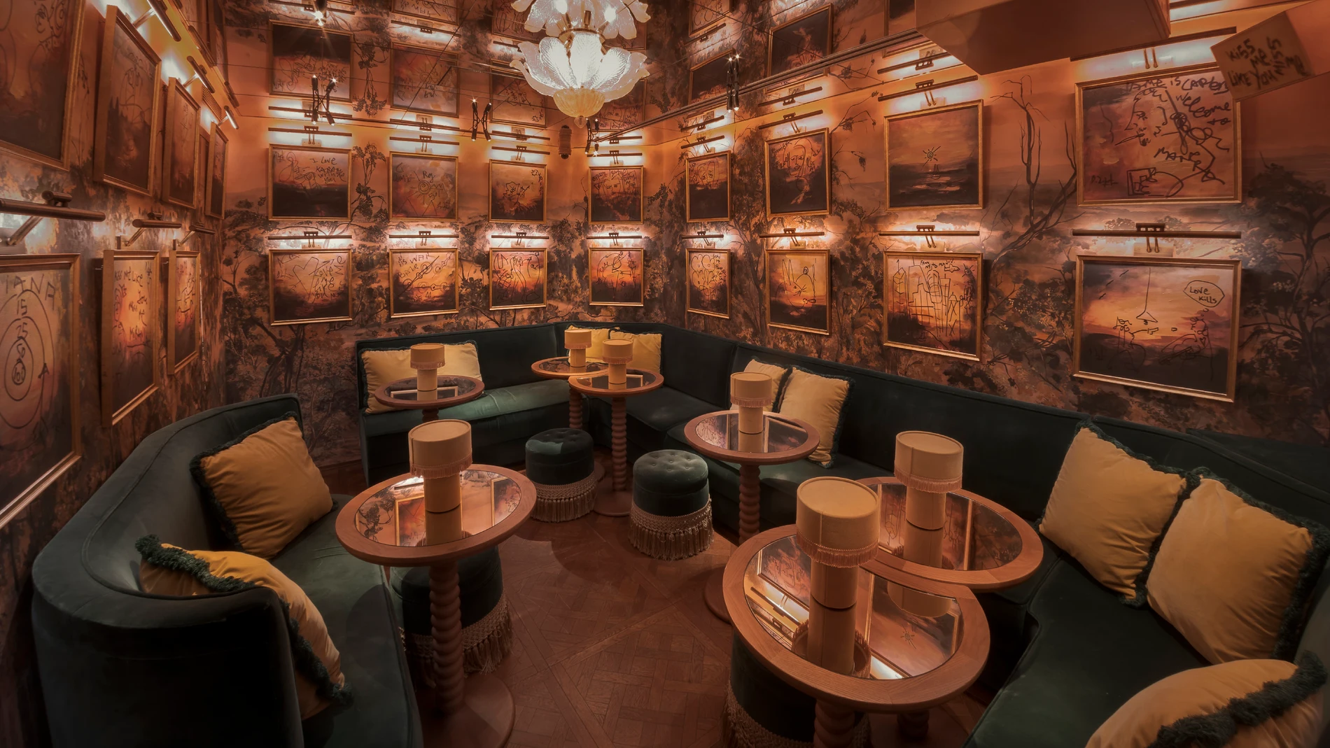 El salón Domingo Zapata del restaurante Manero Marqués de Cubas