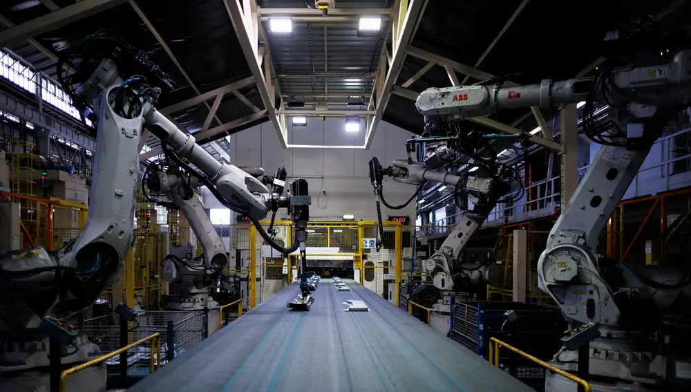 Zona de embutición de la factoría de Carrocerías