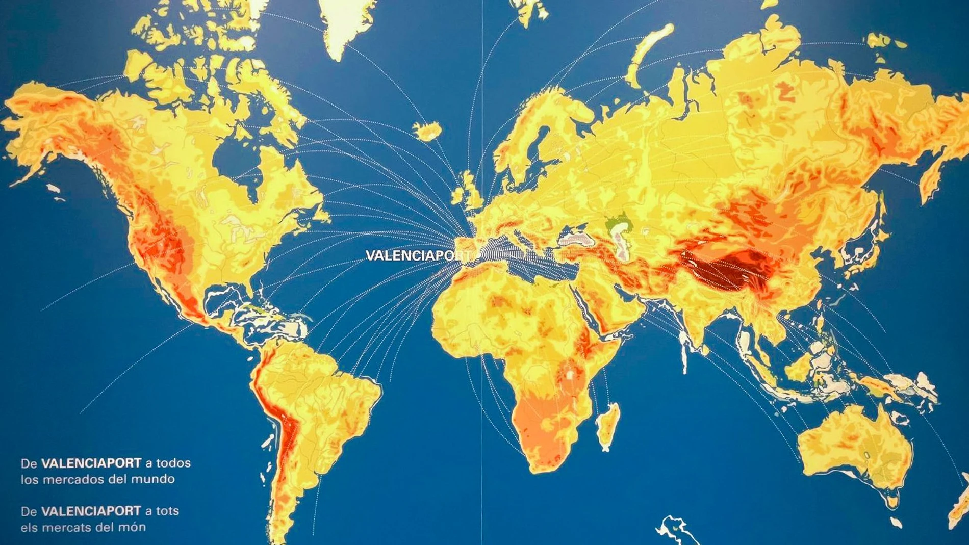 El Puerto de Valencia, líder en España y cuarto de Europa en conectividad marítima