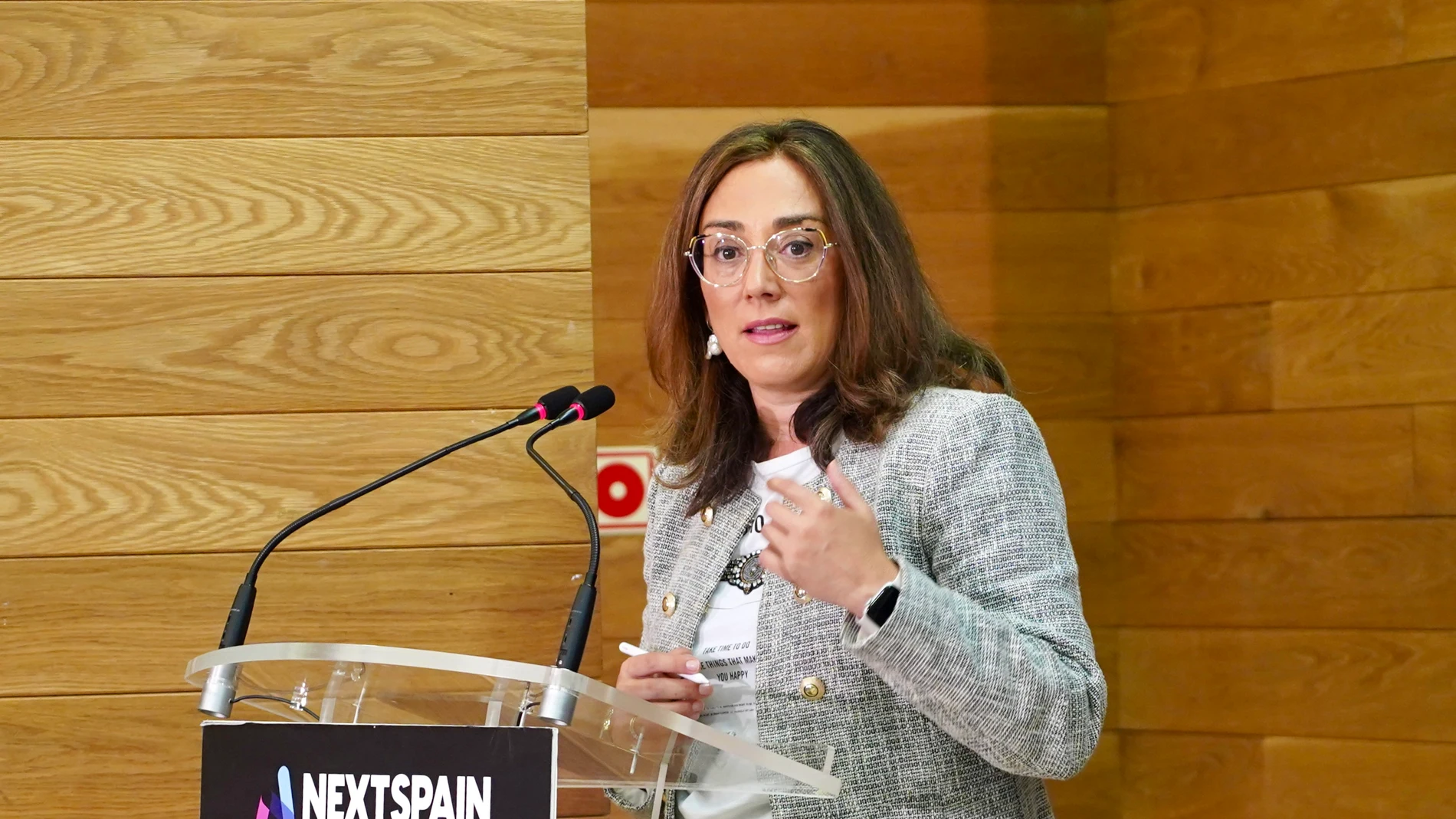 González Corral interviene en el Foro 'Next Spain Agroindustria: Industria agroalimentaria y vitivinícola. Digitalización, sostenibilidad y enoturismo inteligente',