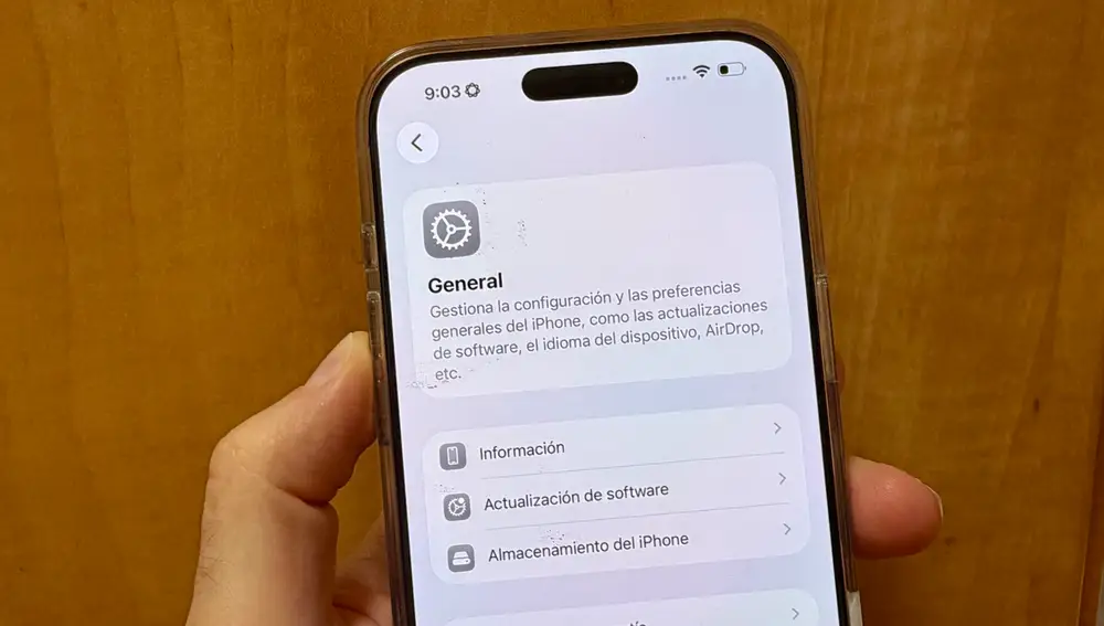 Así se ve la nueva app Ajustes