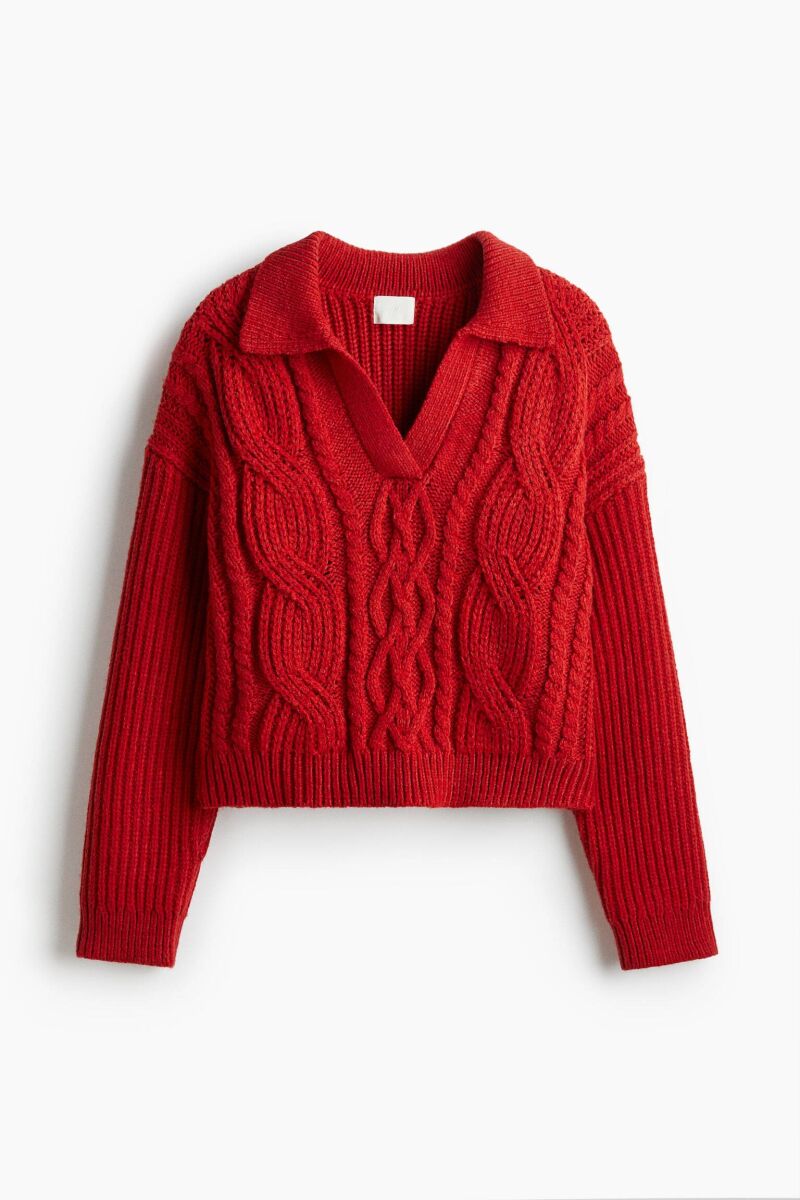 Jersey en rojo.