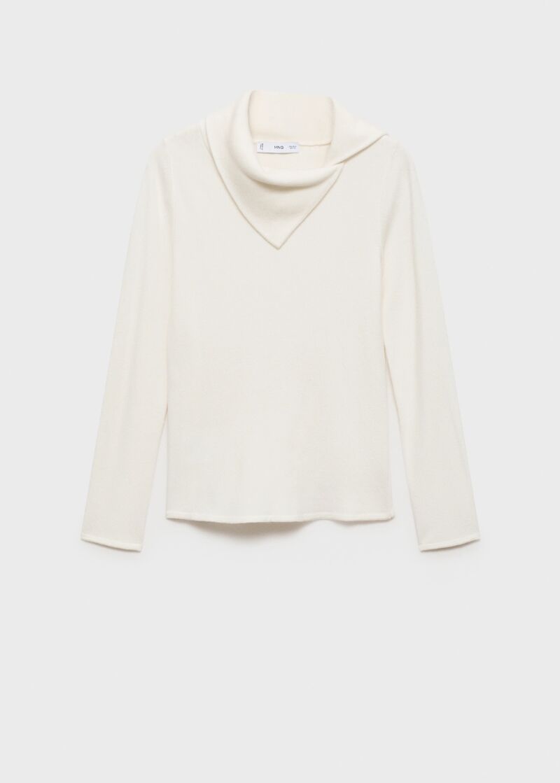 Jersey de cuello solapa.