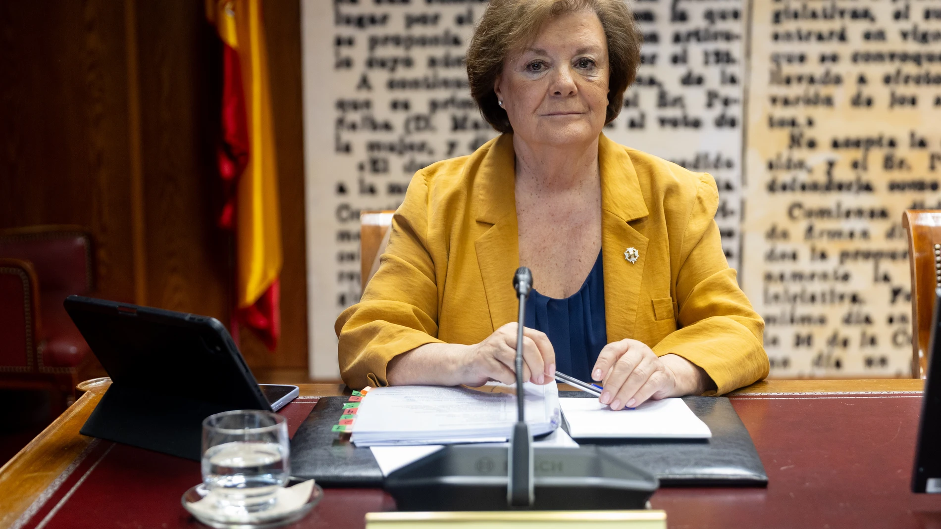 La presidenta del Tribunal de Cuentas, Enriqueta Chicano Jávega, comparece en el Senado, a 9 de octubre de 2025, en Madrid (España). Chicano ha declarado sobre los contratos, licencias, concesiones, ayudas y otras operaciones del Gobierno y del sector público, relacionados con la intermediación de Koldo García Izaguirre y con las demás personas vinculadas a la trama investigada en la Operación Delorme. 09 OCTUBRE 2025;CASO KOLDO;TRIBUNAL DE CUENTAS;SENADO;DELORME;OPERACIÓN DELORME; Eduardo ...
