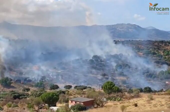Incendio declarado en Almorox