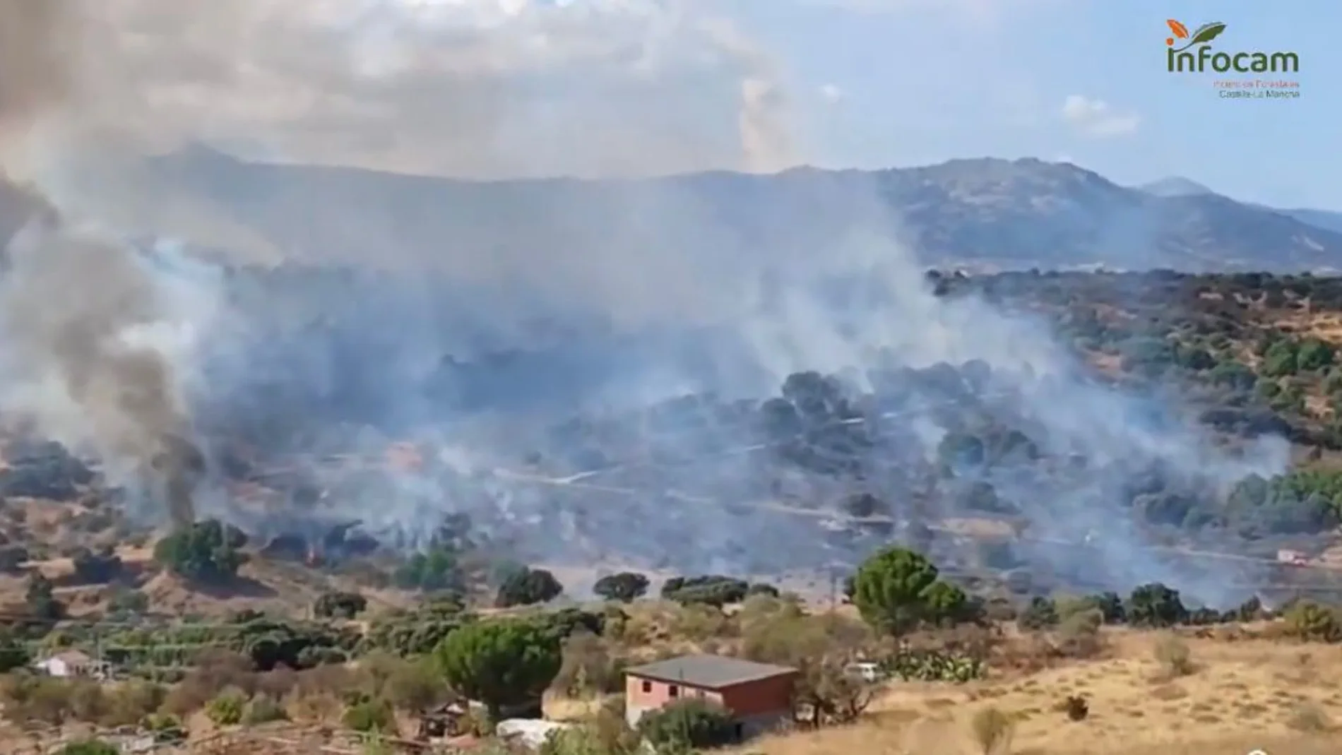 Incendio declarado en Almorox