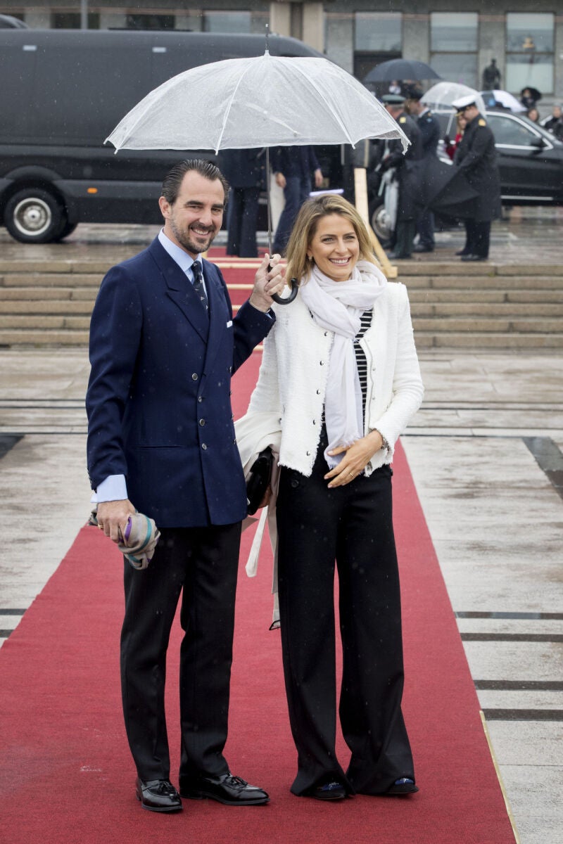 El príncipe Nicolás de Grecia y Tatiana Blatnik
