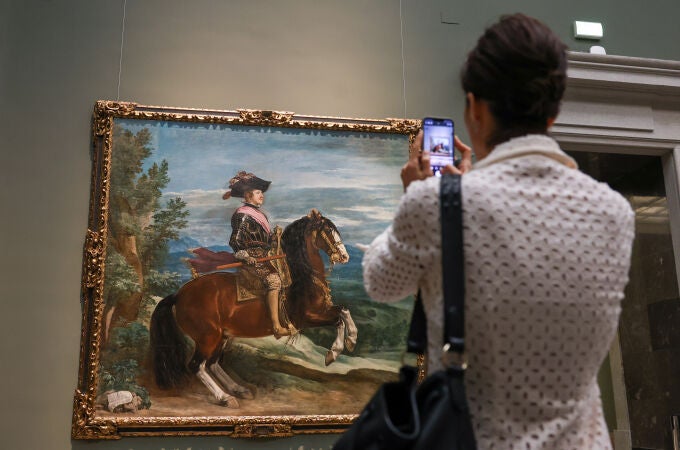 El Museo Nacional del Prado presenta la restauración del retrato de Felipe IV a caballo de Velázquez 