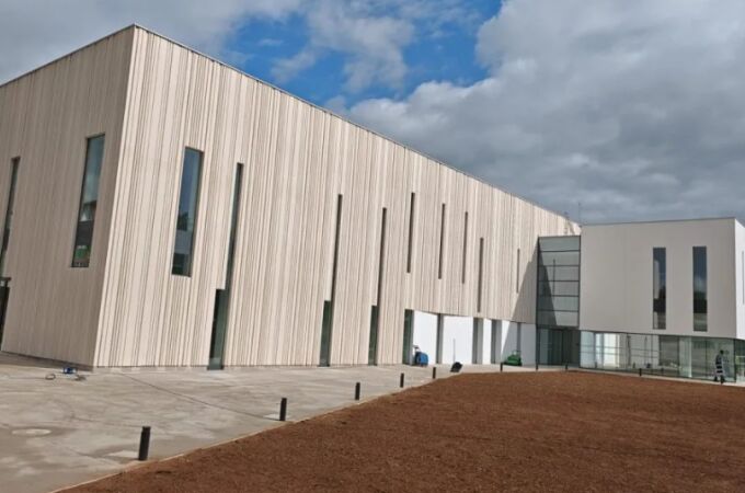 Imagen exterior del futuro Museo de la Guerra Civil/Batalla de Teruel