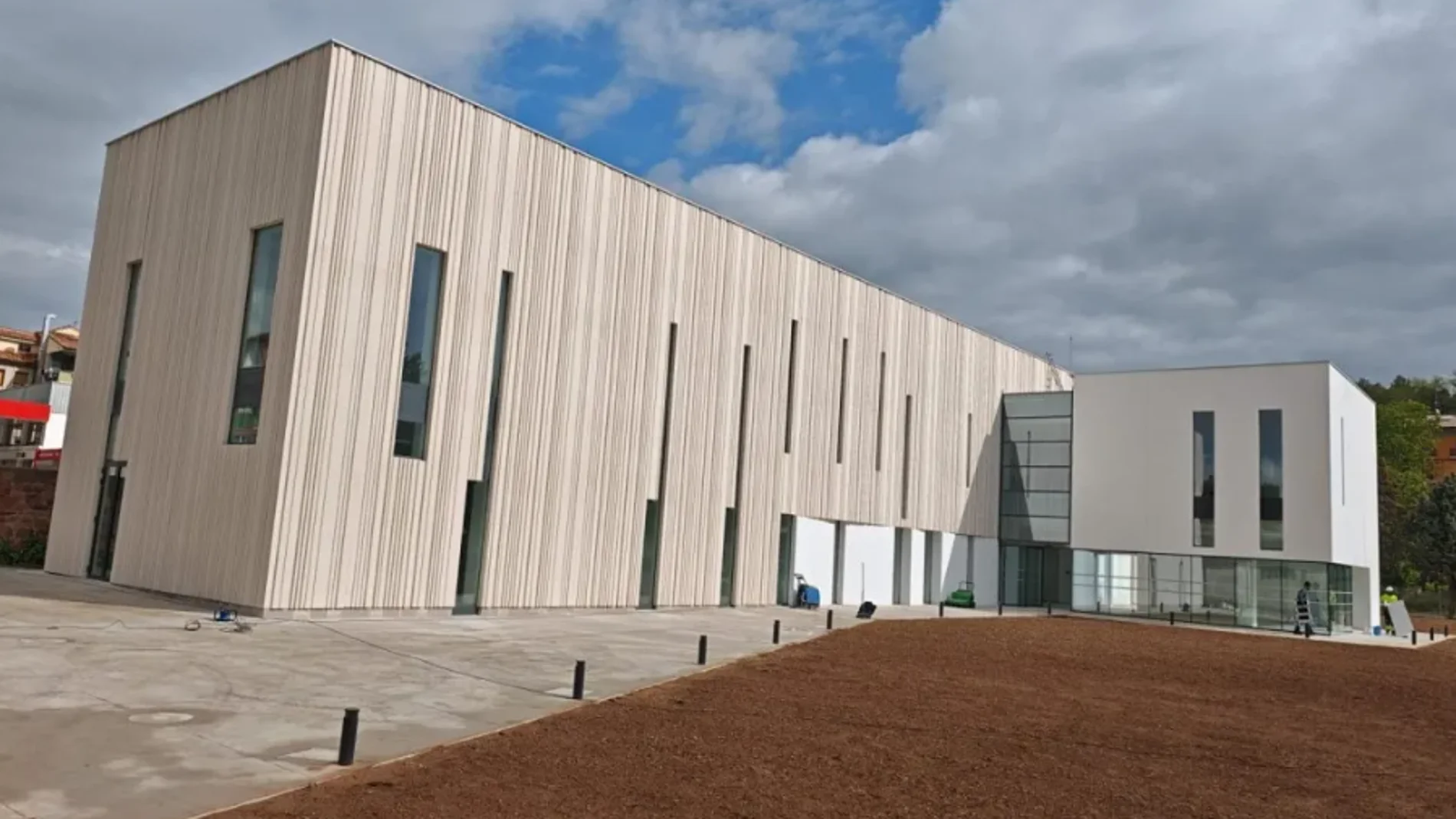 Imagen exterior del futuro Museo de la Guerra Civil/Batalla de Teruel