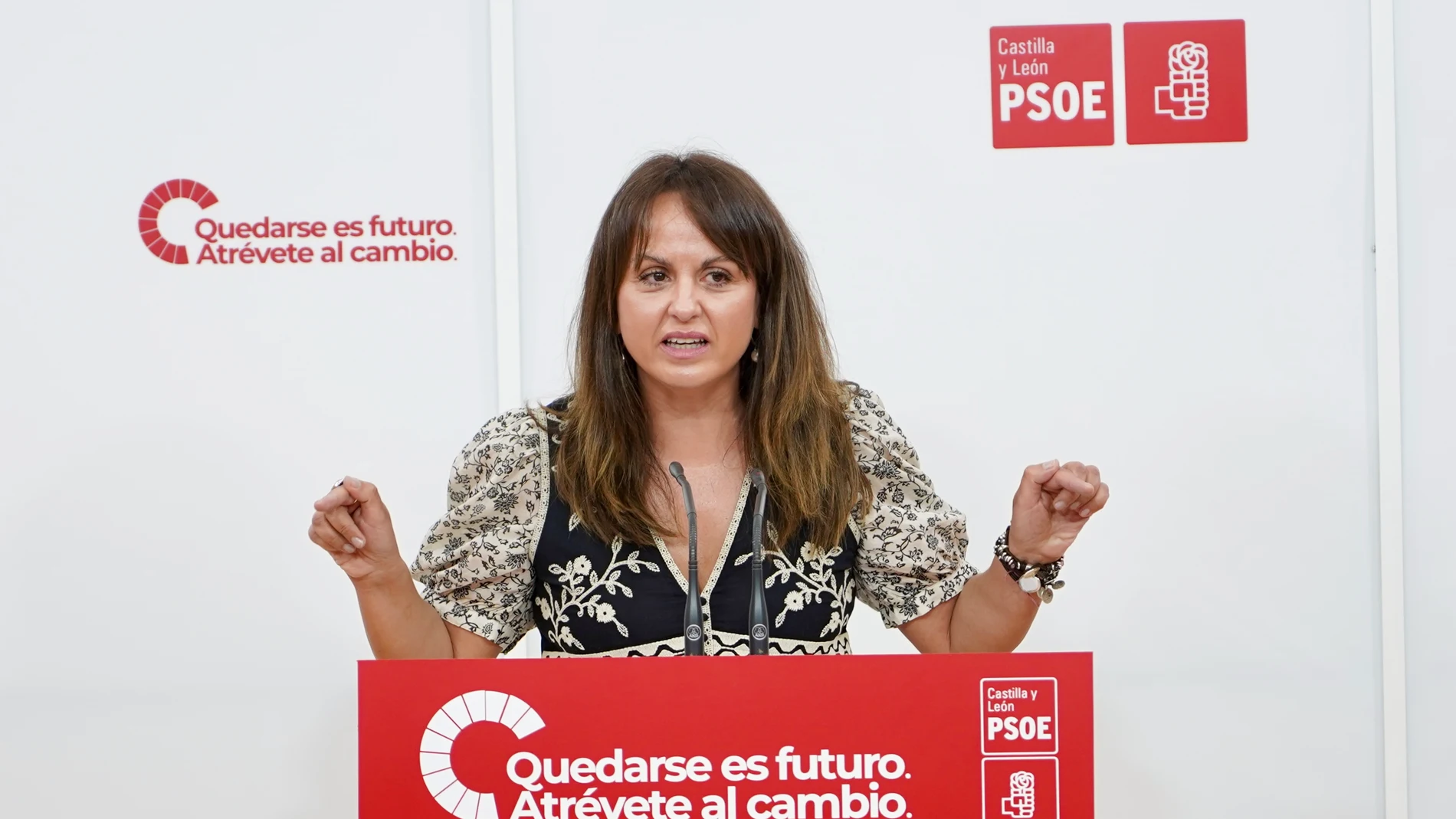 La portavoz socialista en las Cortes, Patricia Gómez