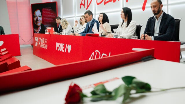 Pedro S&aacute;nchez preside la reuni&oacute;n de la Comisi&oacute;n Federal Ejecutiva del PSOE