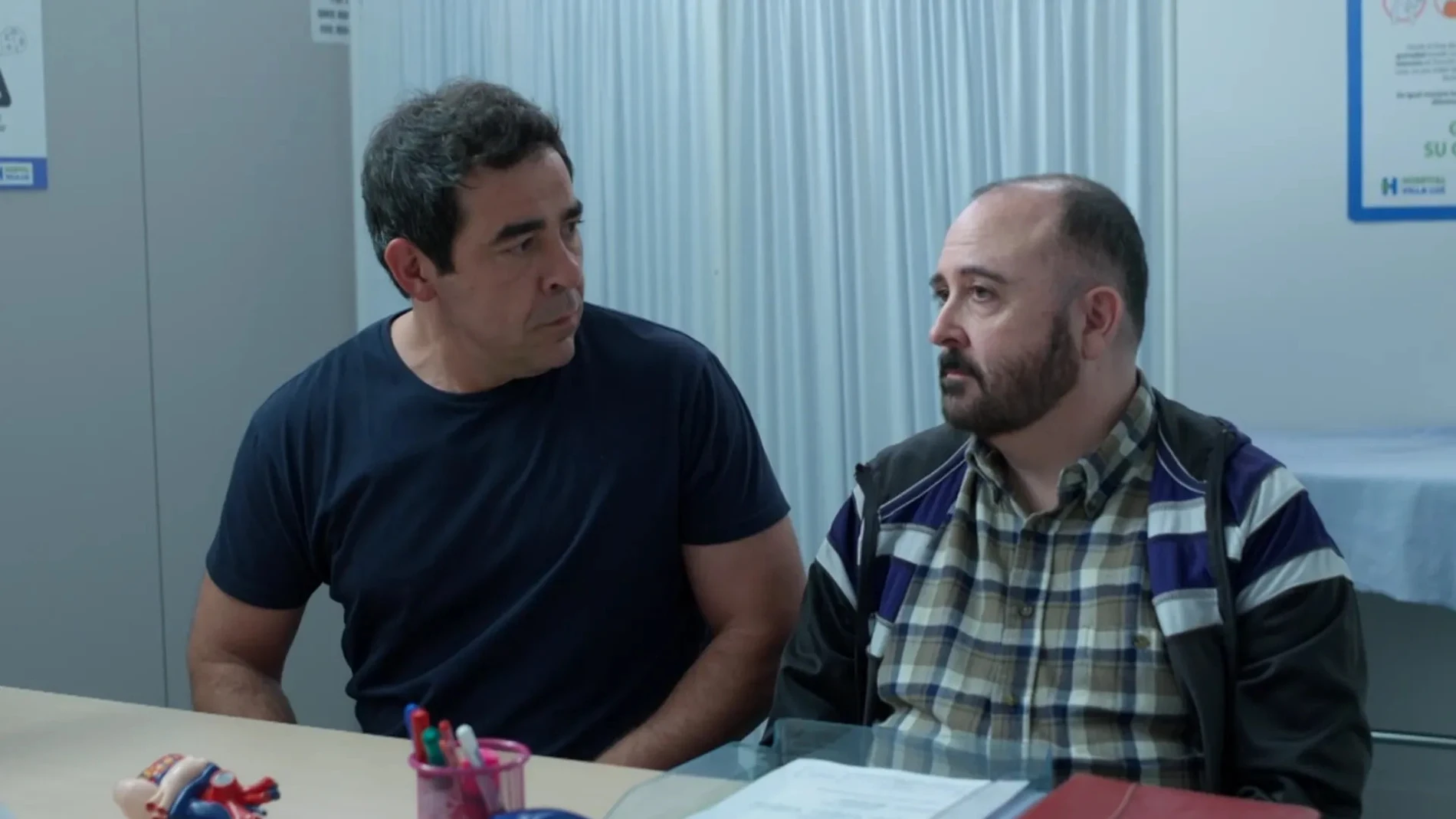 Pablo Chiapella y Carlos Areces en 'La que se avecina'