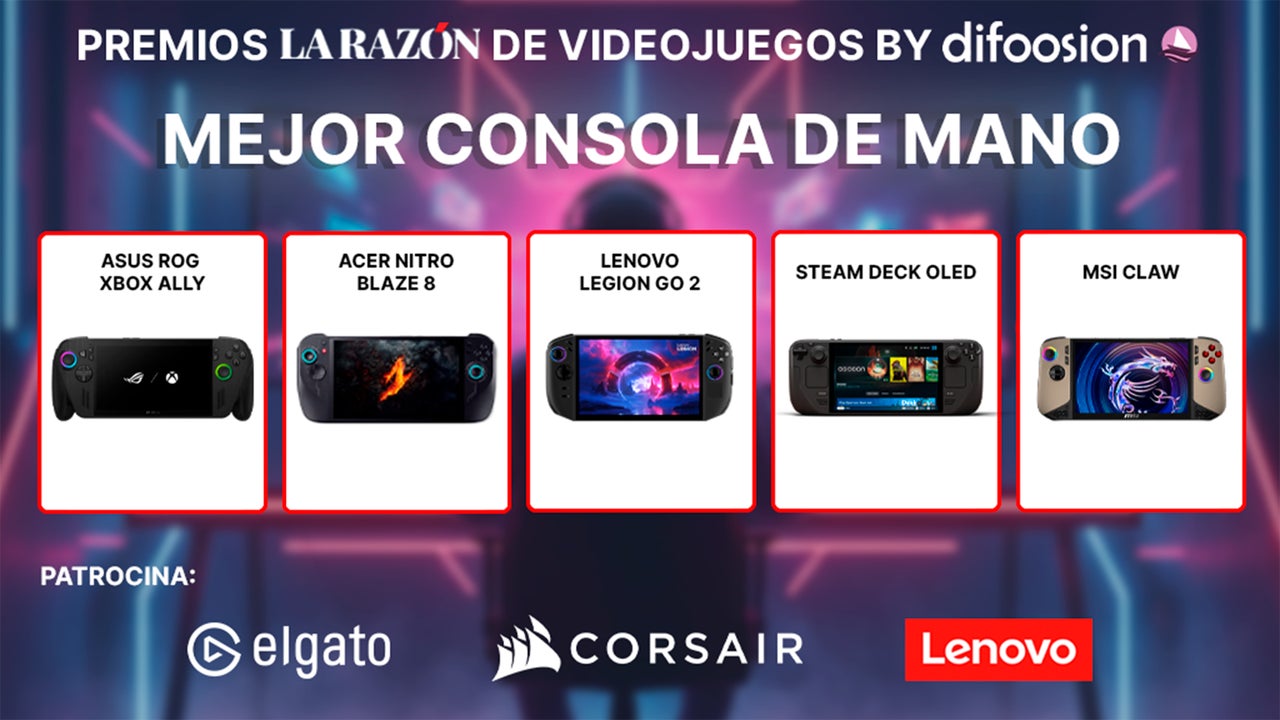 Premios La Razón de Videojuegos by Difoosion: estos son los finalistas a mejor consola de mano