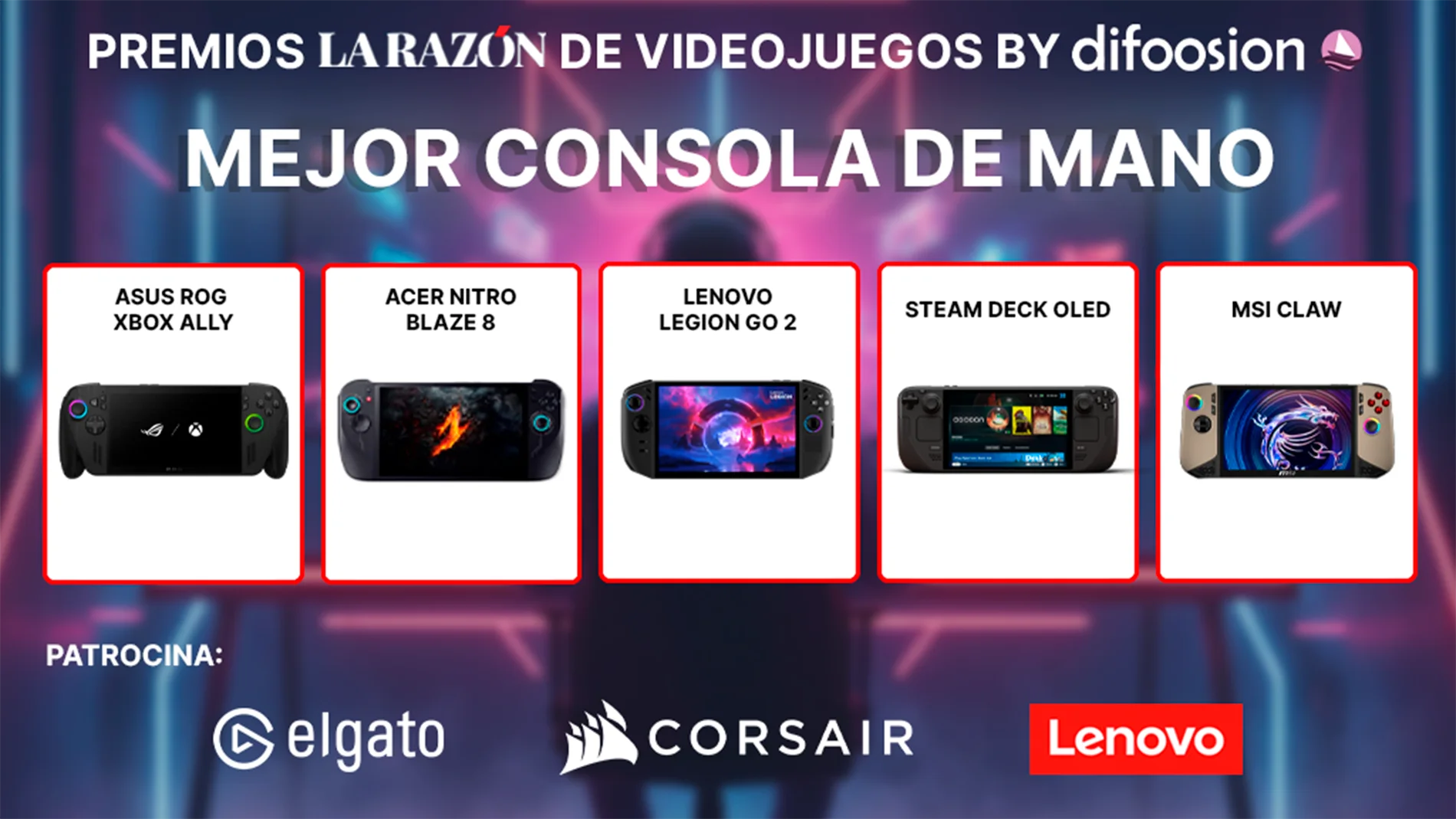 Premios La Razón de Videojuegos by Difoosion: estos son los finalistas a mejor consola de mano