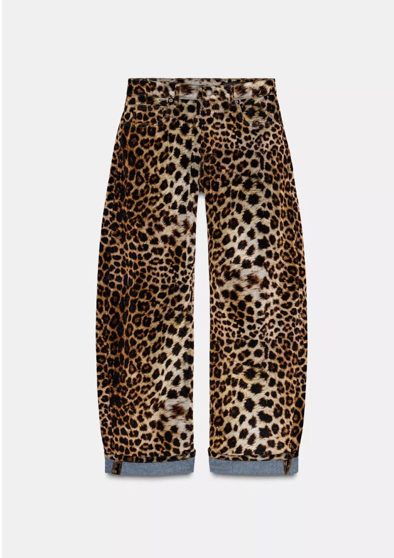 Vaqueros leopardo.